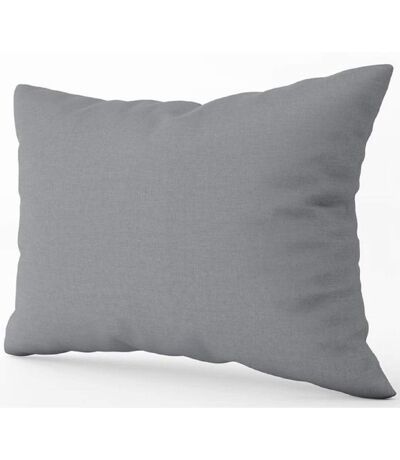 Taie d'oreiller en satin de coton - REF T1-PC - gris foncé