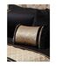 Rapport Capri Boudoir Filled Cushion (Gold/Black) (30cm x 50cm)
