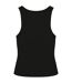 Womens/ladies ribbed tank top black Native Spirit