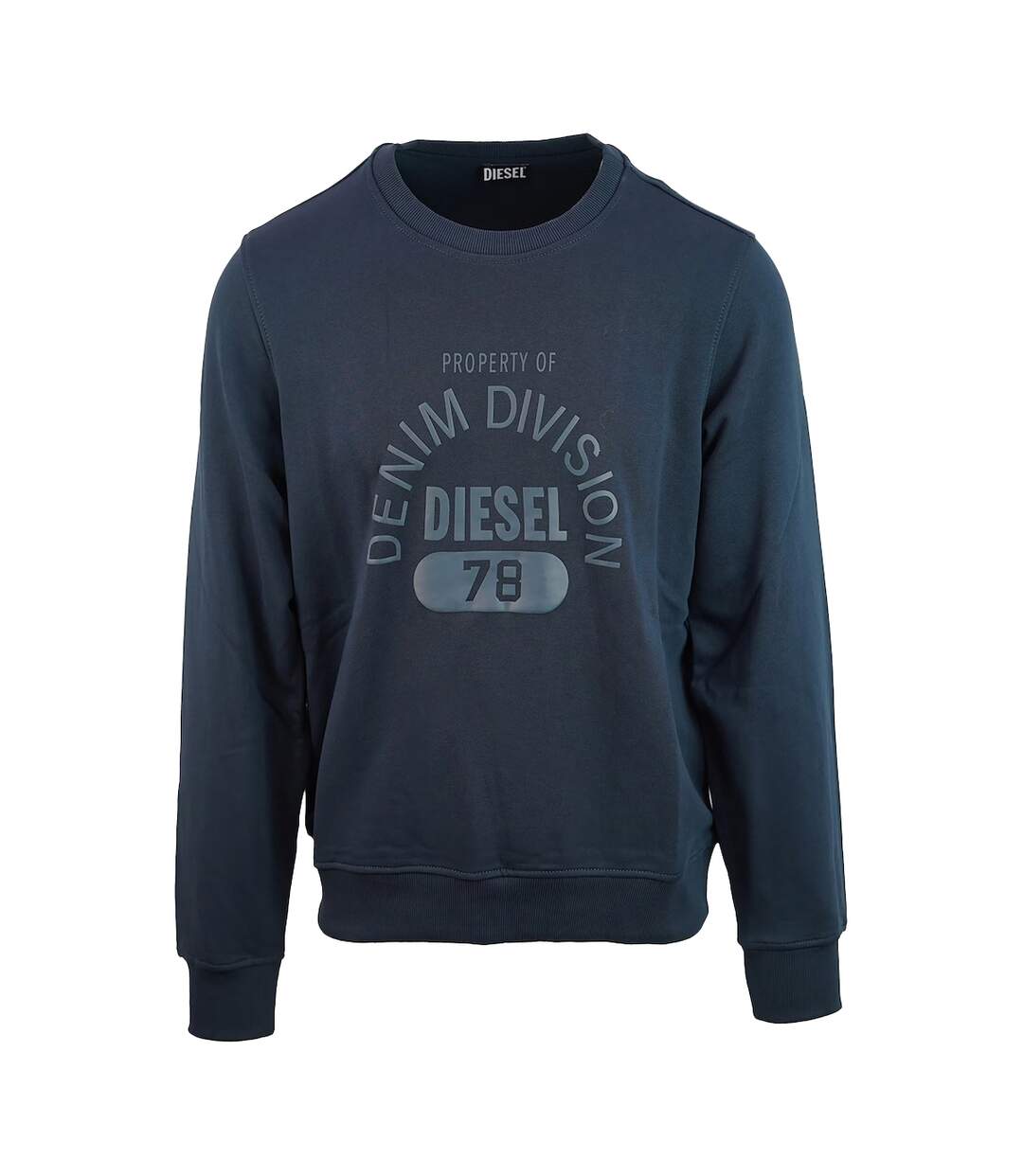 Mens Division Logo Sweatshirt Blue Diesel-2