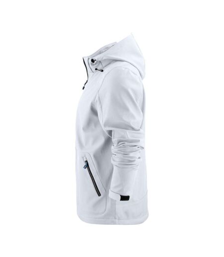 Veste Softshell Karting Homme Blanc Printer