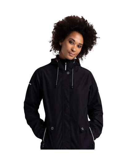 Womens/ladies Flourish Waterproof Jacket Black Trespass