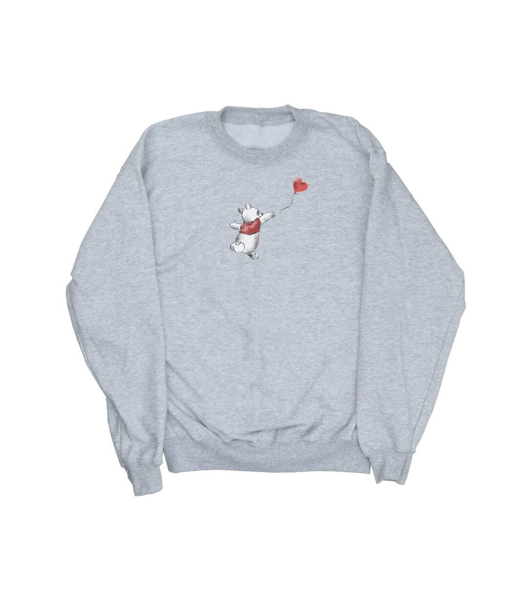 Disney Sweat-shirt Winnie The Pooh Balloon Womens/Ladies (Gris sportif) - UTBI42895-1
