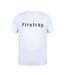 Mens Logo Cotton T-shirt White Firetrap-1