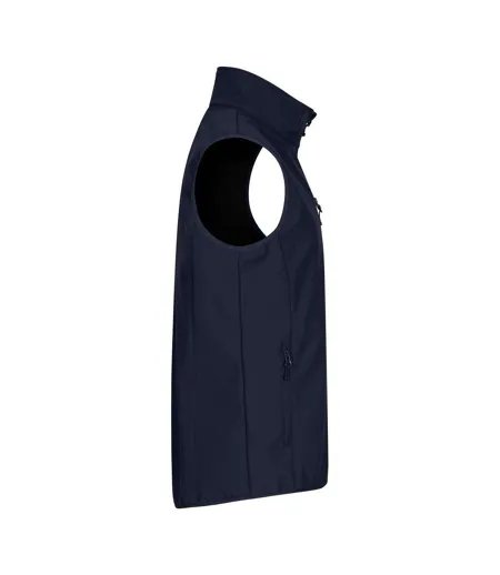Mens Classic Soft Shell Jacket Dark Navy Clique