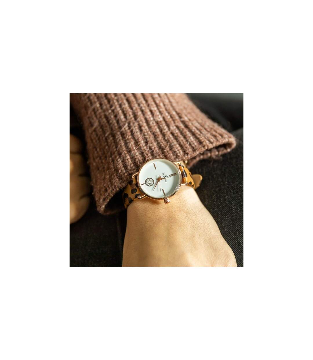 Montre de Femme Marron CHTIME