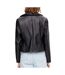Veste noire femme pieces fioa-2