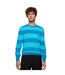 Pull Motif/style Rayures Horizontales Eromeo Homme Bleu Vif Boss-4