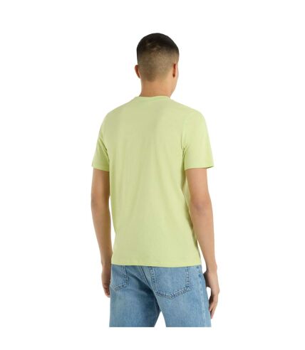 Mens glitch t-shirt shadow lime Umbro