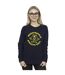 Disney Sweat-shirt Monsters University Monstropolis - Femmes/Dames (Bleu marine) - UTBI29607-2