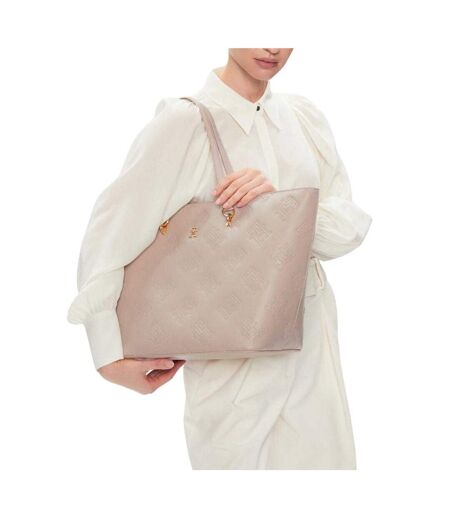 Sac À Main Motif/style En Relief Taille Unique Beige Tommy Hilfiger