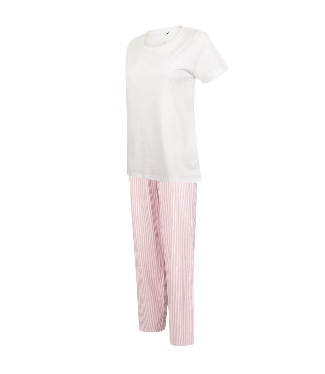 Ensemble de pyjama femme blanc / rose Towel City-3