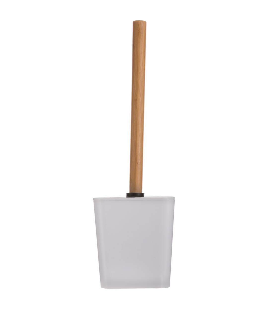 Brosse WC design en bambou Natureo - Blanc-2