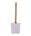 Brosse WC design en bambou Natureo - Blanc-2
