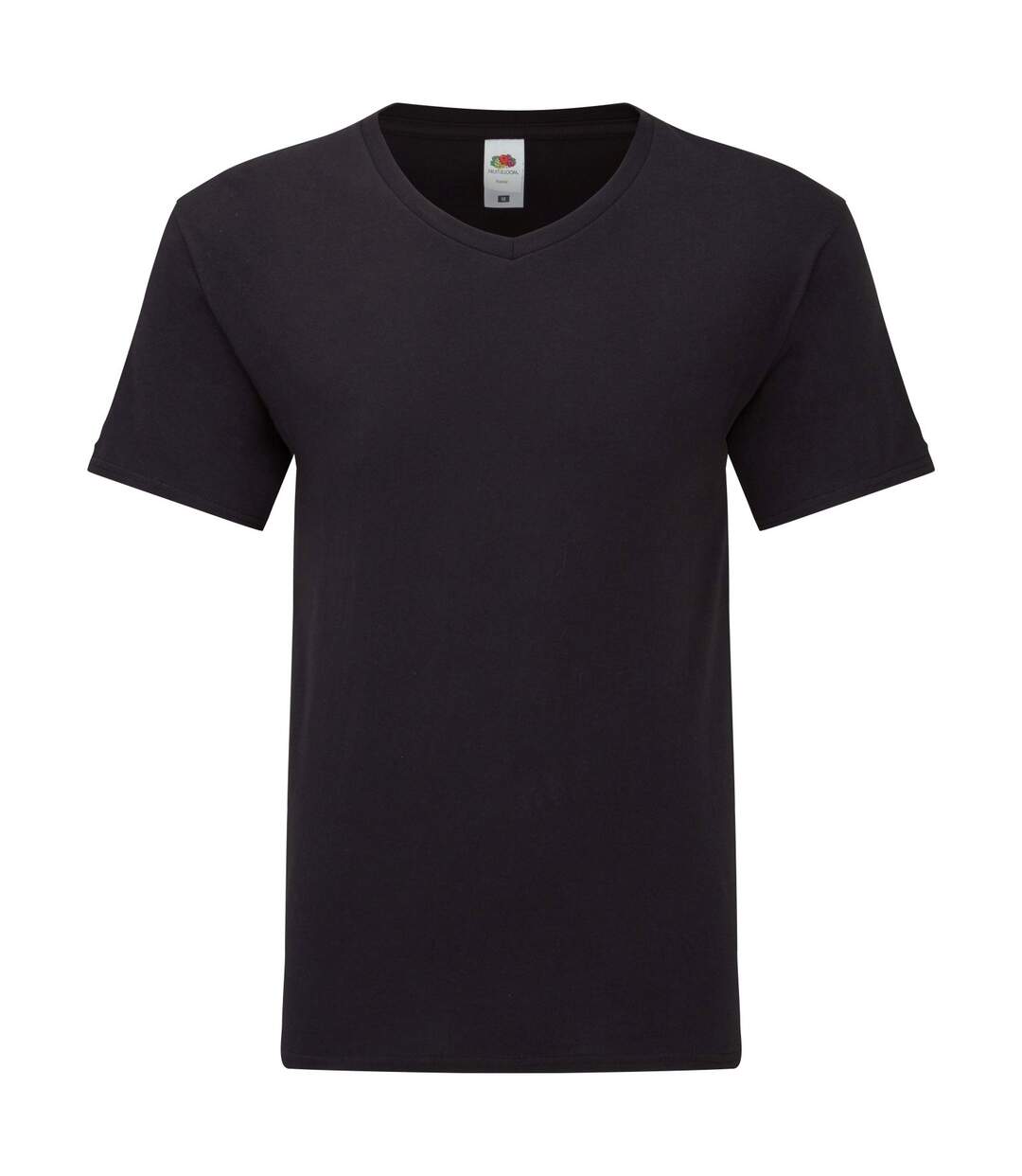 T-shirt col v original homme noir Fruit of the Loom