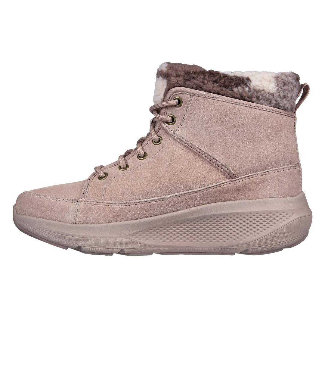 Womens/ladies Otg Elevate High Top Trainers Mauve Skechers-2