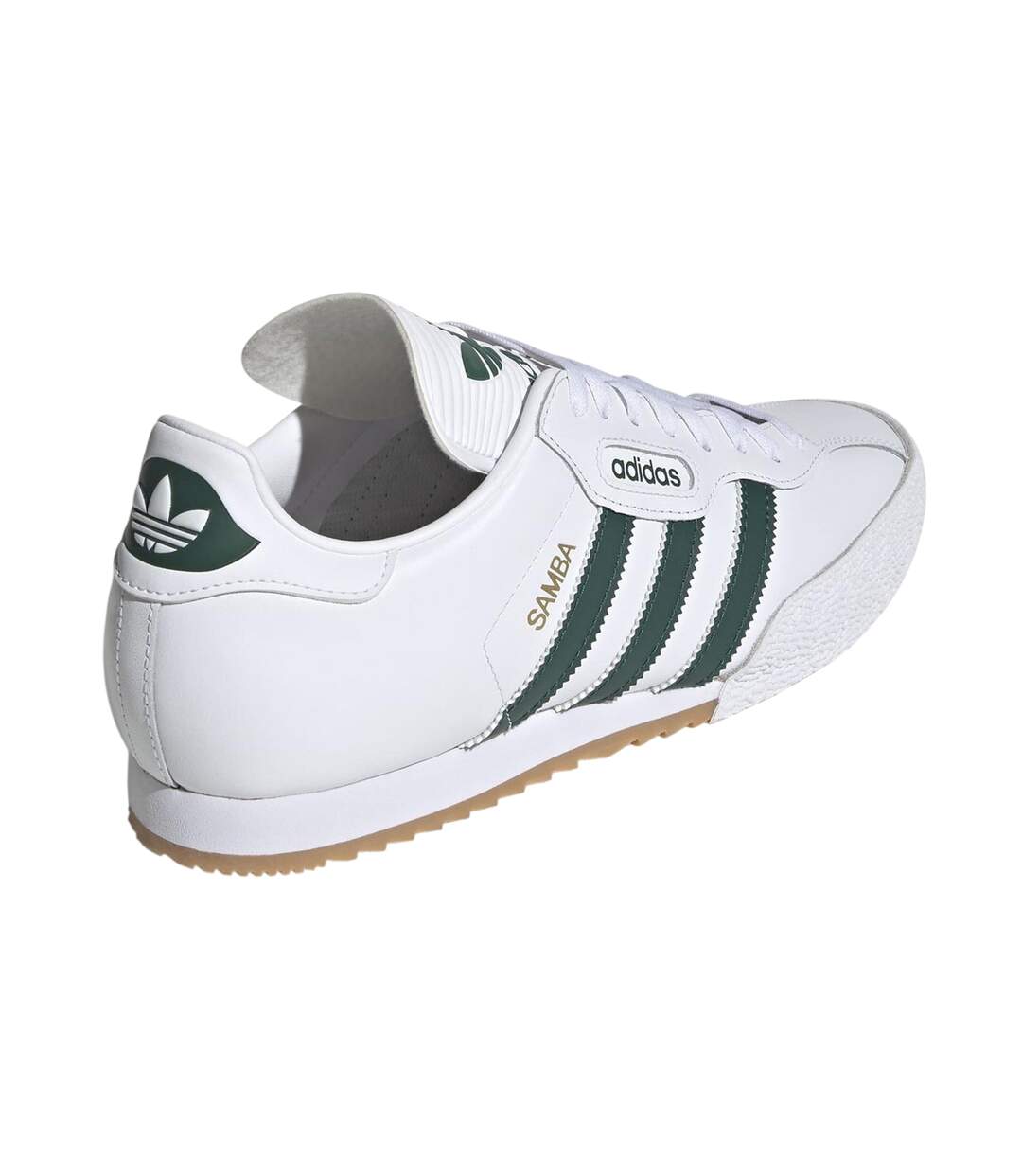 Baskets Samba Homme Blanc Vert Marron Pâle Adidas-2