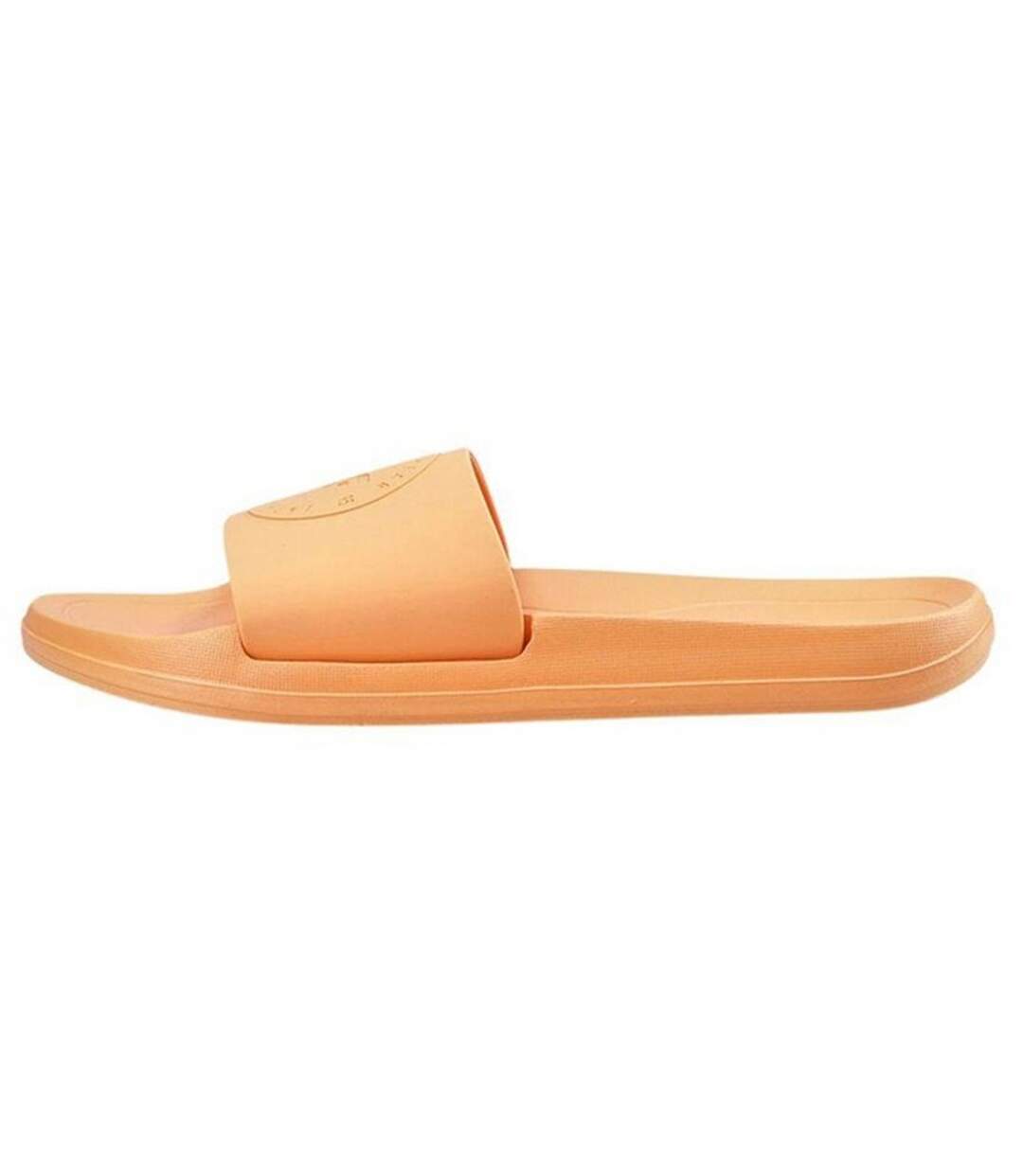 Claquettes Style Logo F045a Femme Orange 4F-2