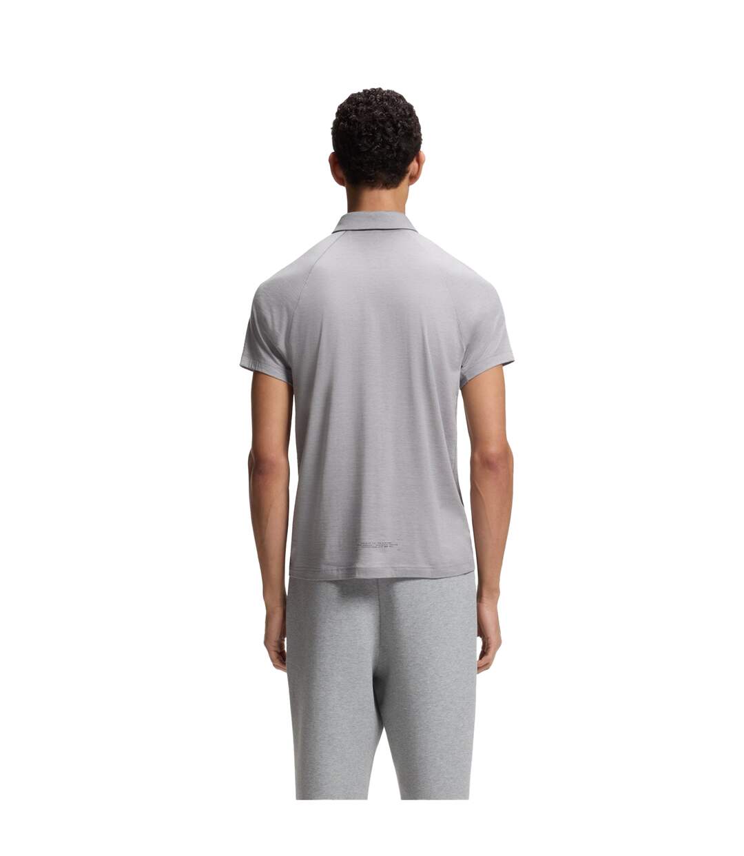 Mens Performance Slim Polo Shirt Grey Boss-3