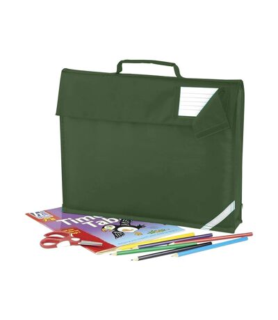 Quadra Junior Book Bag - 5 Liters (Bottle Green) (One Size) - UTBC759