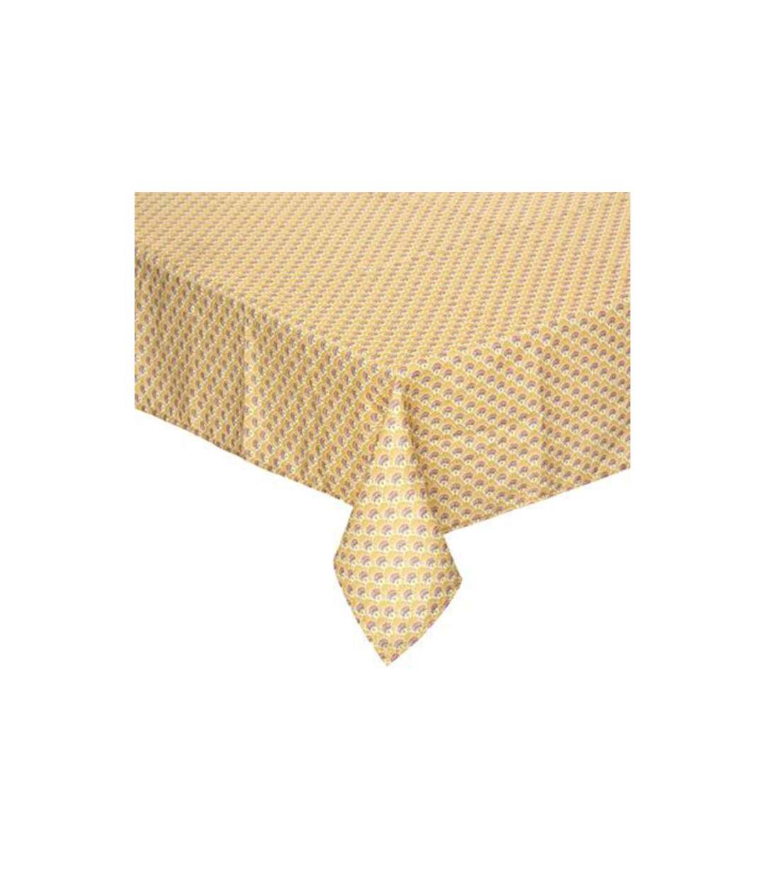Nappe Antitache à Motifs Gloria 140x240cm Ocre-1