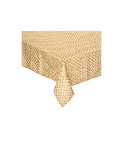 Nappe Antitache à Motifs Gloria 140x240cm Ocre