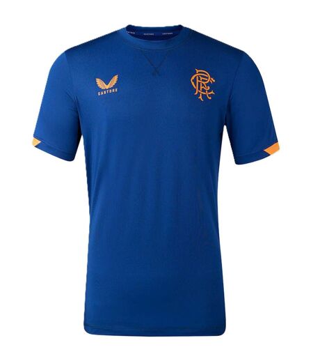 Mens Rangers Fc T-shirt Lapis Blue Castore
