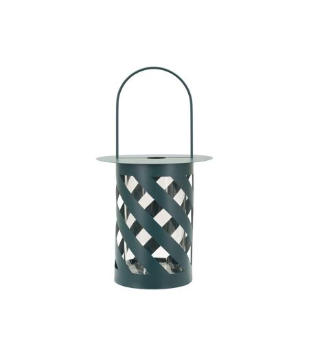 Lanterne en Métal Twist Saturn 43cm Bleu