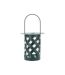 Lanterne en Métal Twist Saturn 43cm Bleu-1
