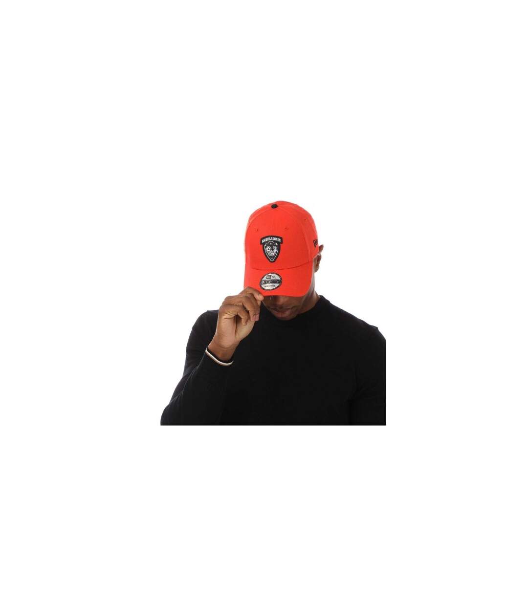 Aniquiladores Fc Curved Peak Baseball Cap Orange New Era-1