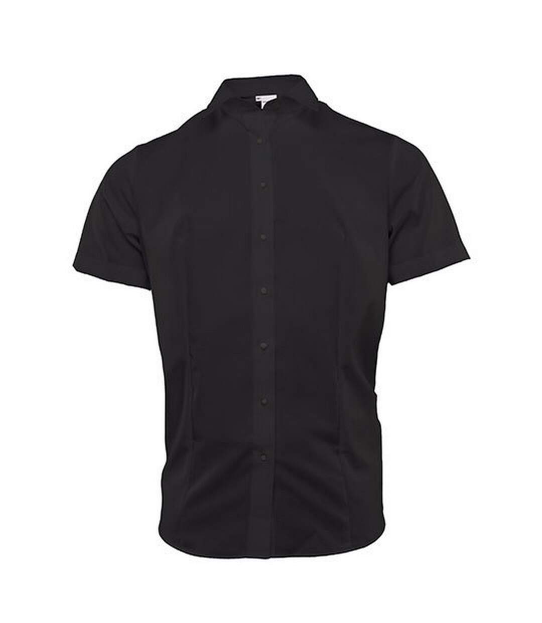 Blouse Manches Courtes Femme Noir Marvelis-1