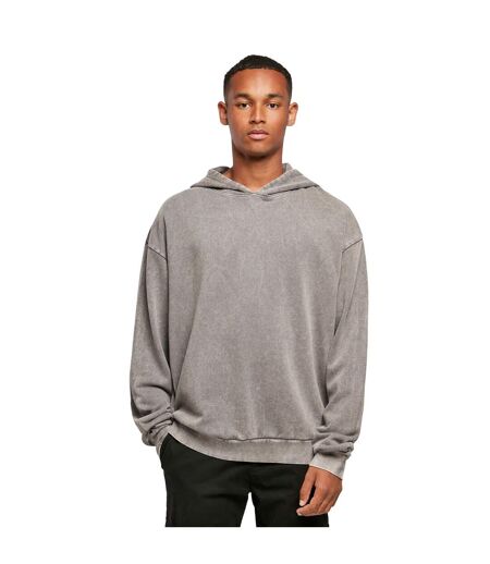 Womens/ladies Acid Wash Sweat À Capuche Oversize Asphalte Build Your Brand