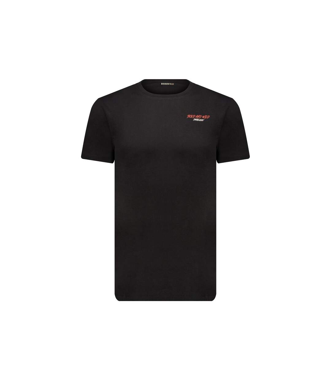tshirt col rond avec lettrage imprimé sur la poitrine et tête de bulldog aviateur dans le dos BULLDOG-2