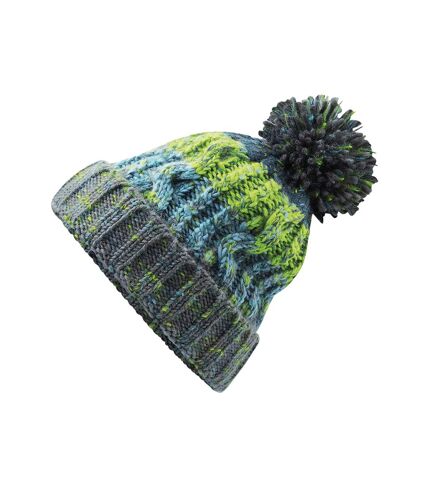 Beechfield Unisex Adult Corkscrew Beanie (Electric Grey) - UTPC5694