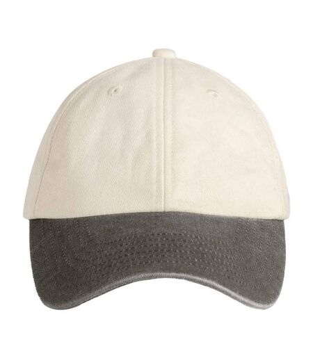 Casquette De Baseball Motif Contrasté Adulte Vieux Marron Naturel Beechfield