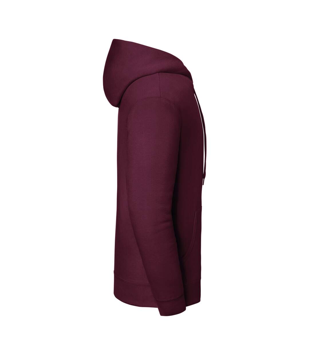 Unisex Adult Iconic Premium Hoodie Burgundy Fruit Of The Loom-4