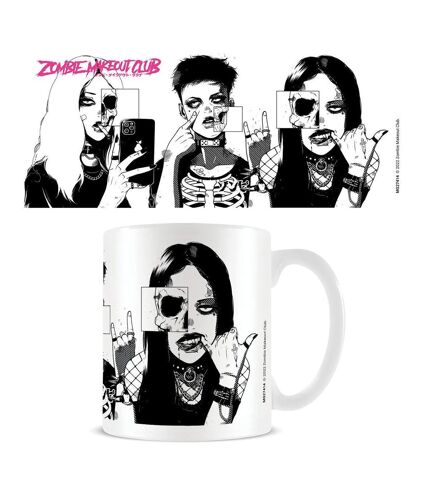 Zombie Makeout Club Dead Inside Mug (White/Black) (One Size) - UTPM4536