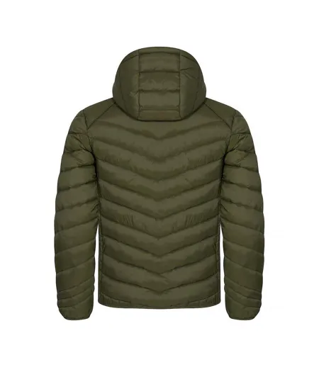 Mens Idaho Padded Jacket Fog Green Clique