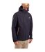 Veste Softshell Imperméable À Capuche Ajustable Motif/style Détail Contrasté Willsons Homme Anthracite Trespass-1