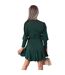 Womens/ladies Skater Dress Teal AX Paris-3