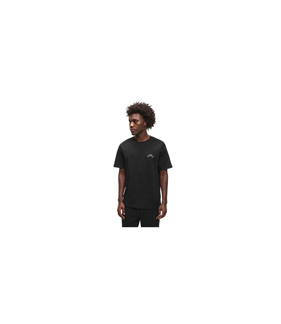 Mens Follet Logo T-shirt Black A-COLD-WALL-1