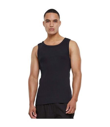 Débardeur Motif/style Uni Homme Noir Build Your Brand
