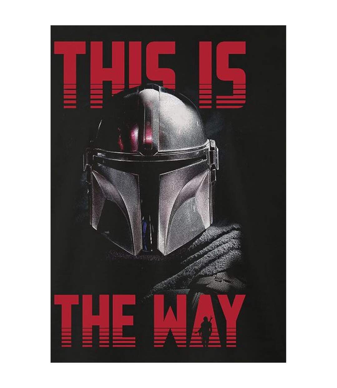 T-shirt Homme Noir Star Wars The Mandalorian-3