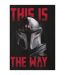 T-shirt Homme Noir Star Wars The Mandalorian-3