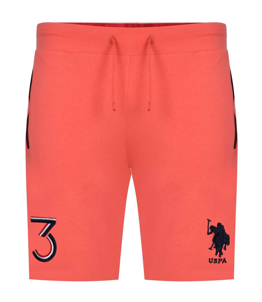 Short Motif/style Logo Contrasté Homme Orange US Polo Assn-1