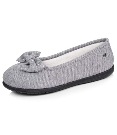 Isotoner Chaussons Ballerines femme souples, ultra confortables et légers, confort technologie everywear