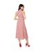 Robe mi-longue femme marron / blanc Dorothy Perkins-2