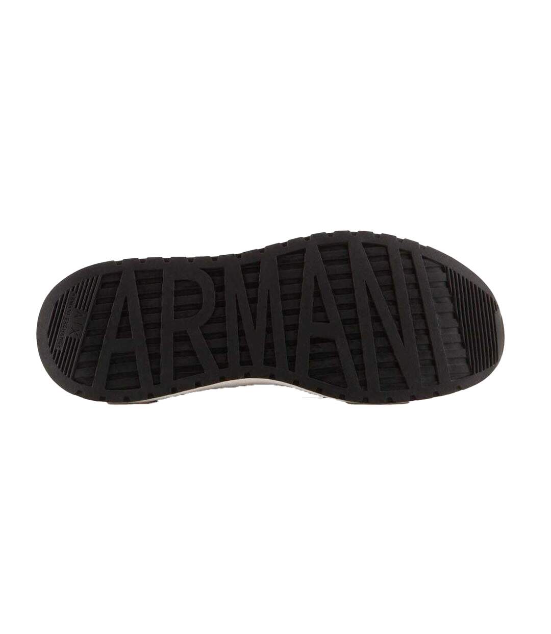 Mens Trainers White Black Armani Exchange-4