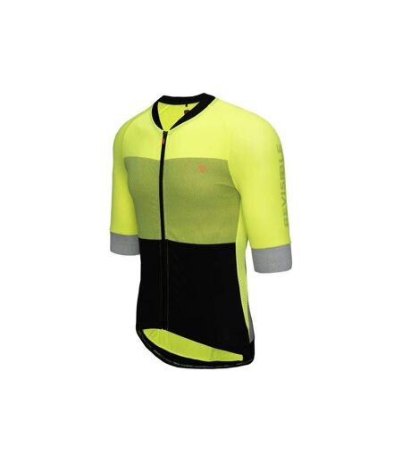 Maillot De Cyclisme Echo Bv Homme Noir Vert Fluo Radvik