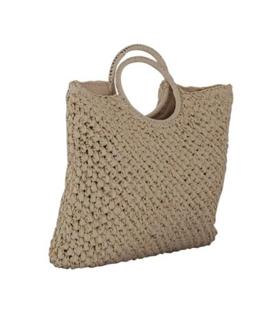 Sac cabas aspect paille ALIXIA